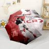 Ronaldo's Saudi Football Automatic Umbrella Folding Umbrella with 8 Ribs Sturdy Construction All-Season Use Fashionable Accessory Birthday/Christmas G