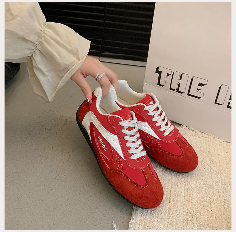 Red Forrest Gump Training Shoes Women's 2025 New Popular Summer Super Fire Versatile Breathable Mesh Sports and Leisure Shoes