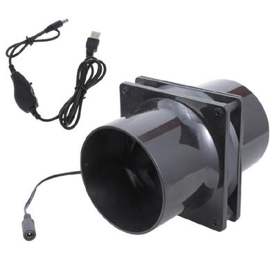 12cm 5V Exhaust Fan Quiet Duct Extractor Fan Ventilation Exhaust Air Blower Ventilator Fan with Speed Controller