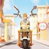 Mini Motorcycle Car Building Blocks For Kids Electric Car Assembling Model Toys Early Learning Birthday Gifts For Girls Boys