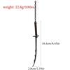 Colgante de la Hoja Zangetsu de Ichigo de Bleach - Accesorio Llavero de Anime