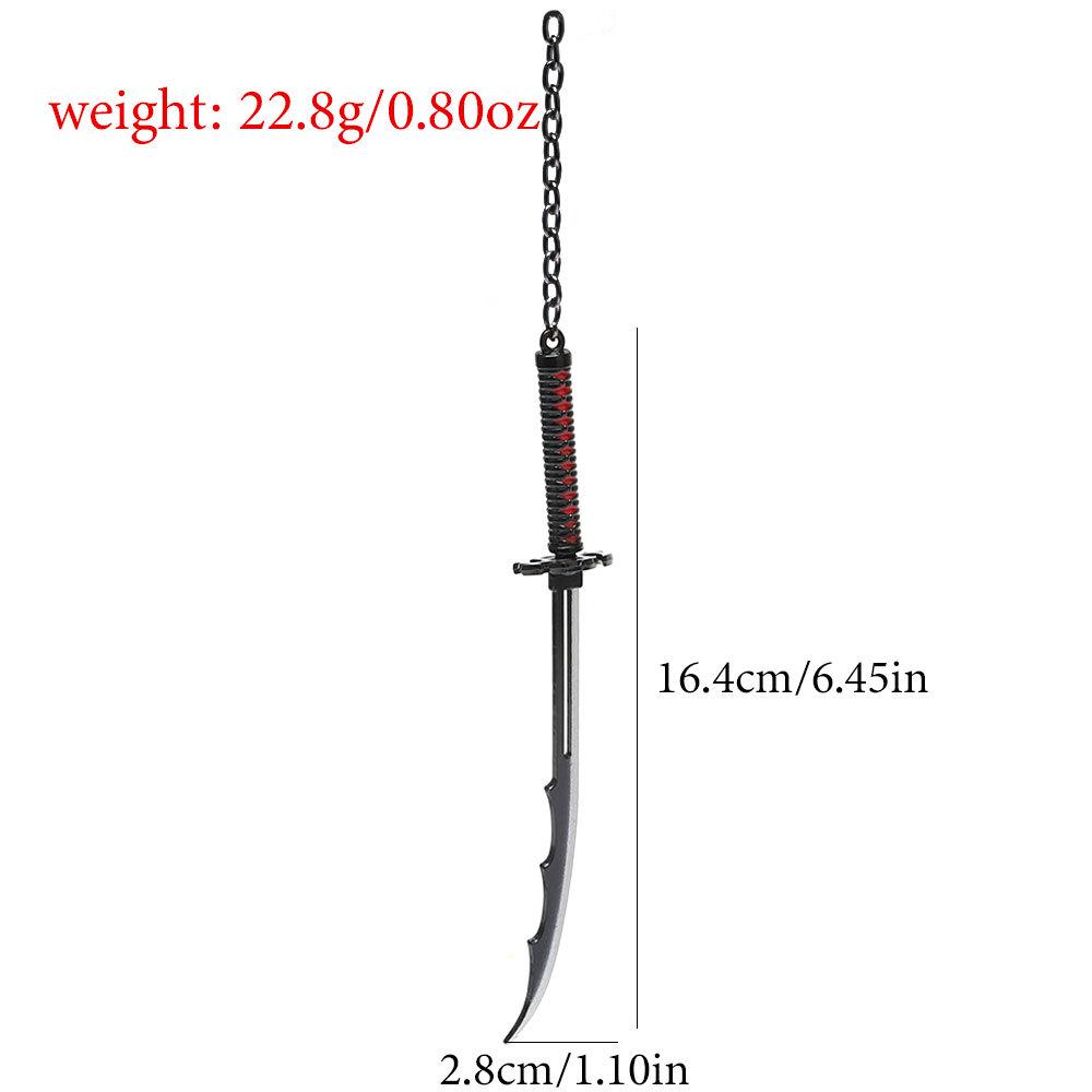 Colgante de la Hoja Zangetsu de Ichigo de Bleach - Accesorio Llavero de Anime