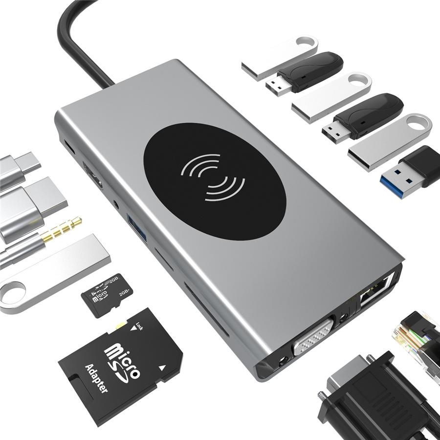 Type-c docking station splitter usb hub multifunction hub HDMI docking station notebook converter