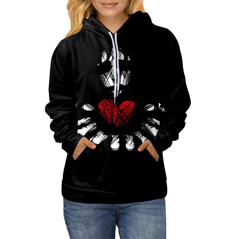 Spring Autumn 3D Printed Sportswear Women's Trendy Personalized Hoodie Hoodies & Sweatshirts (women’s)