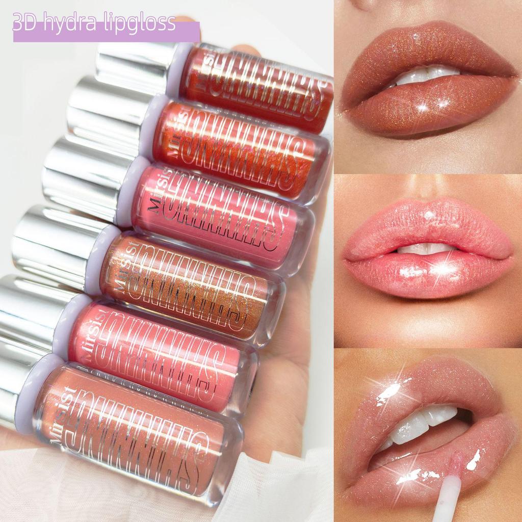 6-Piece Tinted Lip Oil Set: Moisturizing Gloss for Plump, Glossy Lips