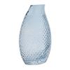Hestia Blue Textured Glass Vase