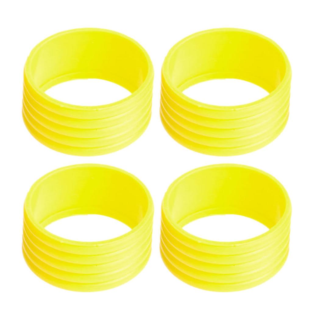 4Pcs Tennis Racket Grip Rings Racket Fixed Rings Grip Tape for Tennis Racket Handle Tacky Tennis Racket Grip Bands Set