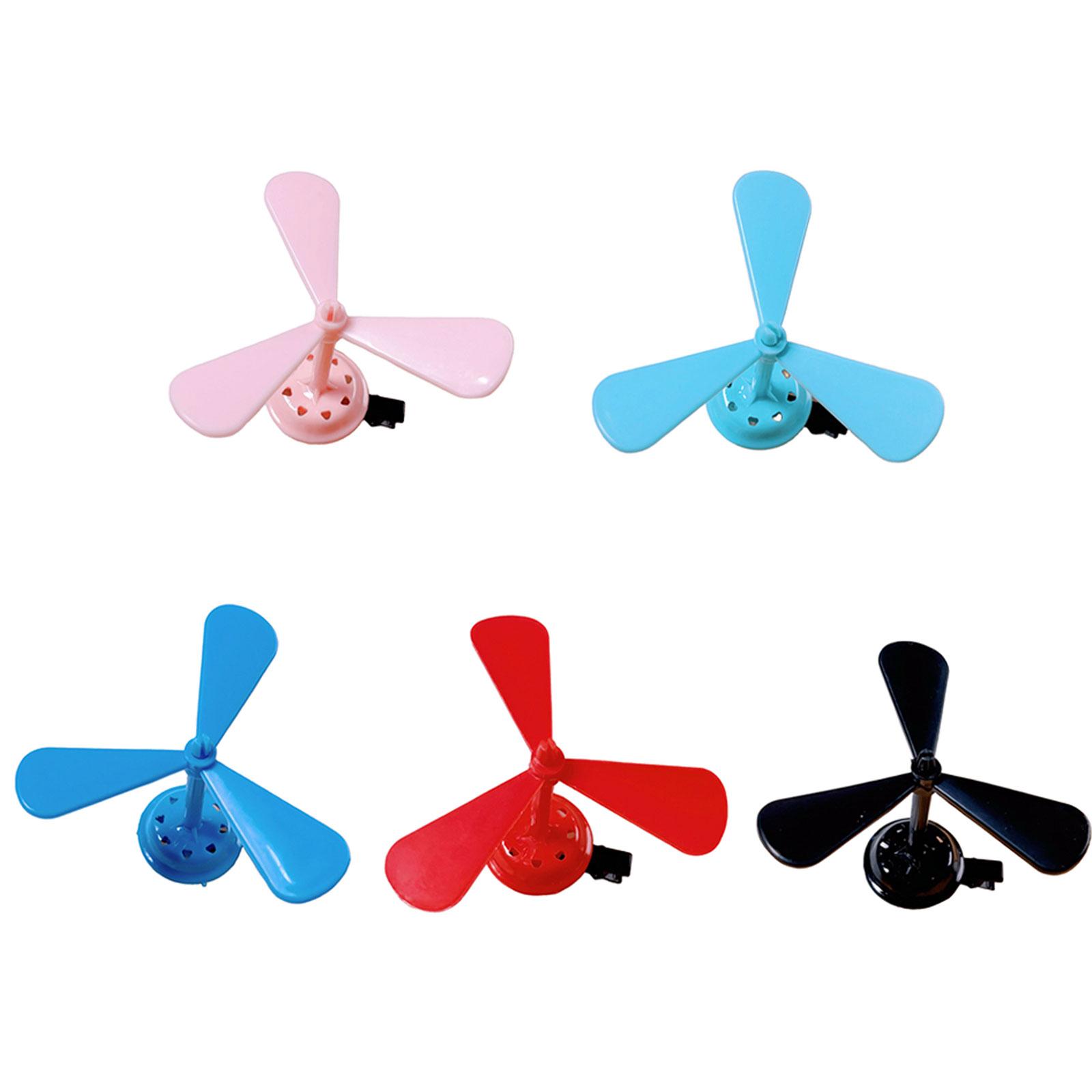 

5/10pcs Whimsical Fan Hair Clip Multi Color Mix Strong Grip Lightweight Plastic Hair Ornament for Children 5