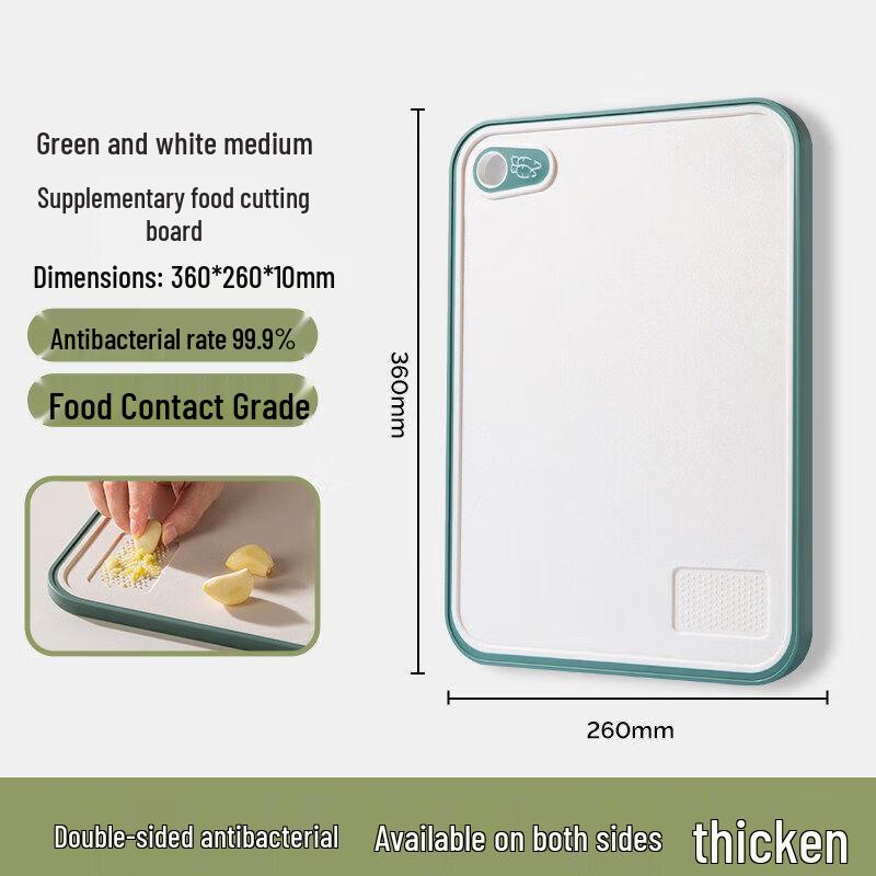 Qiwei 304 Stainless Steel Antibacterial Cutting Board