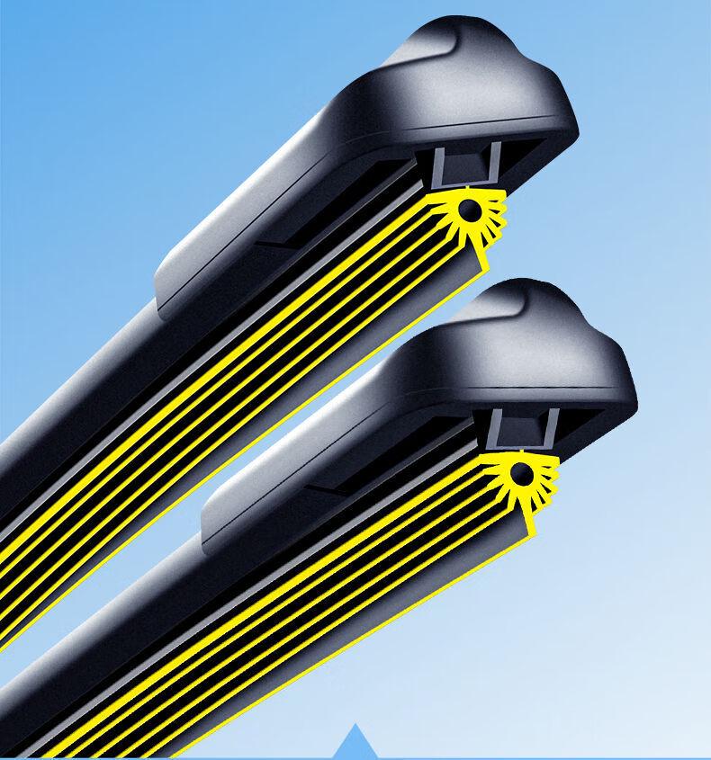 Compatible Wiper Blades for Bestune B50 X80 X40 B30 B70 T33 T77 T99 - Frameless & Silent Rubber Strip