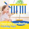 Falling Sticks Game Falling Sticks Catching Game Hand Eye Coordination Reactivity Training for Kids Yellow and Blue party gift