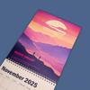 National Parks Calendar 2026 - Illustrated Wall Calendar Featuring 15 US National Parks, 8.5" X 12", 15-Month Vintage Poster Art Calendar (Oct