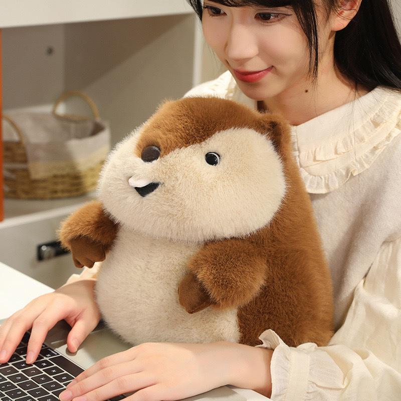 12-35cm cartoon cute little mouse soft plush stuffed toy kawaii groundhog pillow children's birthday gift room decoration