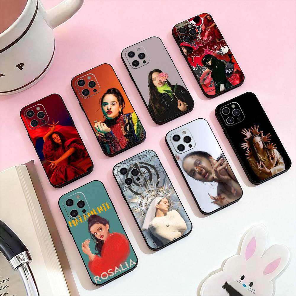 Singer Rosalia Phone Case For iPhone 17,16,15,14,13,12,11 Plus,Pro,Max,XS Silicone Soft Cover