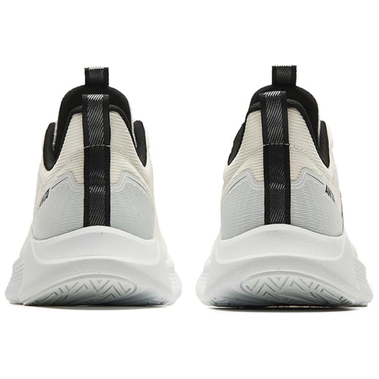 Anta Leichte Bequeme Stoßdämpfende Rutschfeste Low-Top Freizeit Laufschuhe Herren Sneaker Hellgrau 912425521-1