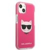 Karl Lagerfeld KLHCP13MTPECPI iPhone 13 / 14 / 15 6.1" Hardcase Fuchsia/fuschia Choupette Head