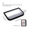 Plastic Transparent Visual Squid Jig Lure Hooks Storage Case With Two Way Zipper Fishing Lures Bag For Storing Squid Hooks Lure