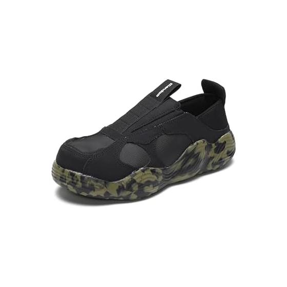 MARUGO Unisex Adult Mandom HOVER LIGHT 814 Safety Shoes Work Shoes Resin Toecap Lightweight Heel Stable Synthetic Leather Mandom HoverLight 814