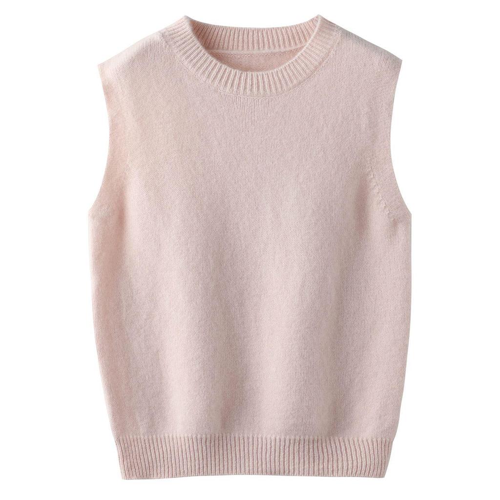 New Kids' 100% Wool V-Neck Sleeveless Sweater