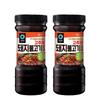 Chungjungone Gochujang Marinata per Maiale Bulgogi Piccante BBQ Wok Glassa 840g x 2 Bottiglie