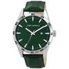 Montre - Elrik - Cadran Vert - Bracelet Cuir 22 Mm - Étanchéité 5 ATM