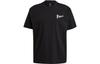 T Shirts Men's Black Crew Neck Moderate Straight Fit HB1554