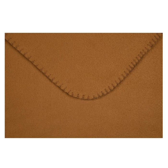 Plaid Polaire Carlton Uni 125 x 150 cm camel