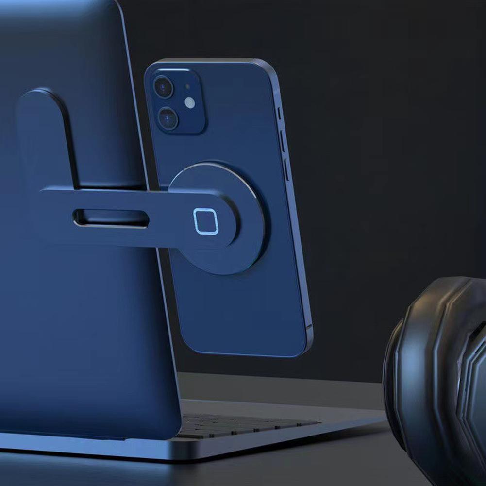 Magnetic Phone Holder For Magsafe iPhone 13 14 Pro Max Laptop Stand Car Phone Holder Continuity Flip Monitor Display Side Mount