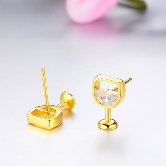 Stilvolle Ohrstecker, leichtes Schmuckgeschenk