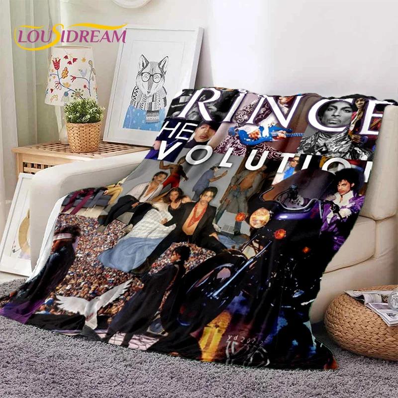 Artist Purple Rain Prince Rogers Nelson Soft Flannel Blanket,Throw Blanket Comfortable Blanket for Picnic Beds Sofa Home Bedroom