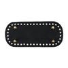 18X8cm Long Bottom For Knitted PU Leather Bag Base High Qualtiy Handbag Bottom With Holes Rivet Crochet Bag Part Accessories