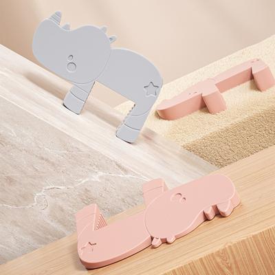Yousheng Door Slam Stopper Silicone Door Pinch Guard Animal Shape Door Wedge Door Stopper Prevents Slamming On Heavy Doors for Baby Safety Pet