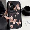 Soft TPU Phone Case For Honor 400 Pro 200 Pro X8c X9c Smart X6a X6b X6c Magic7 Lite Pink Butterfly Printed Silicone Back Cover