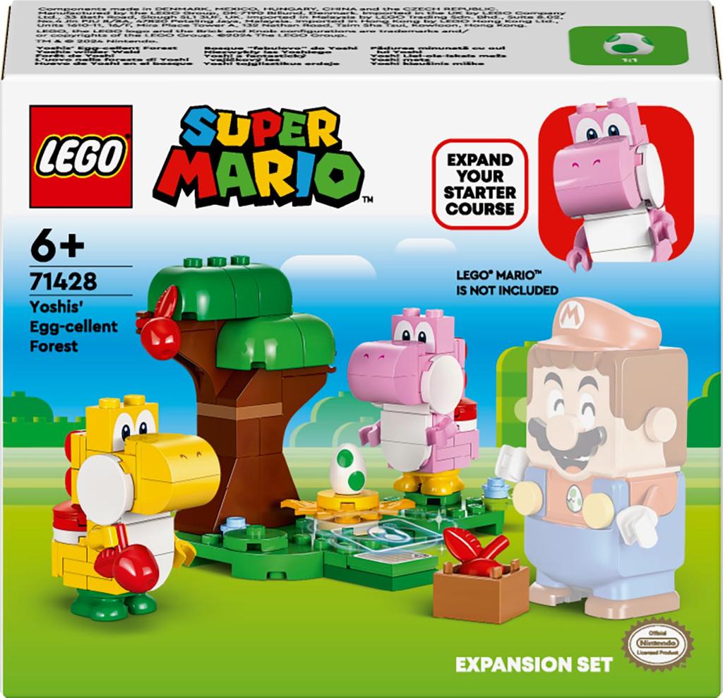 LEGO Super Mario In the Forest Yoshi and Egg Toy Present Birthday Block Educational Christmas Children 6 Years Mario Goods Game 71428