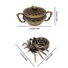 Vintage Incense Burner Mini Incense Burner Treasure Pot Sandalwood Incense Burner Home Decoration Ornament Ornament