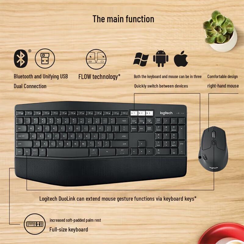 

Logitech MK850 Wireless Keyboard and Mouse Combo
