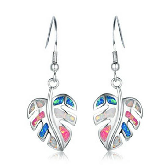 Korean & Japanese Style Opal Earrings: Elegant Studs & Pendants for Women