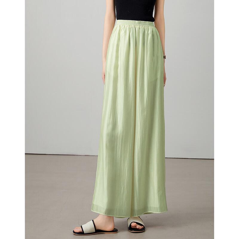 Demana Tencel Blend Wide-Leg Casual Pants