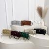New fashion crocodile pattern organ bag dinner bag shoulder messenger bag