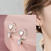 VENTFILLE Vintage Punk 925 Stamp Earrings for Women Girl Creative Twist Winding Geometric Handmade Party Silver Color Jewelry