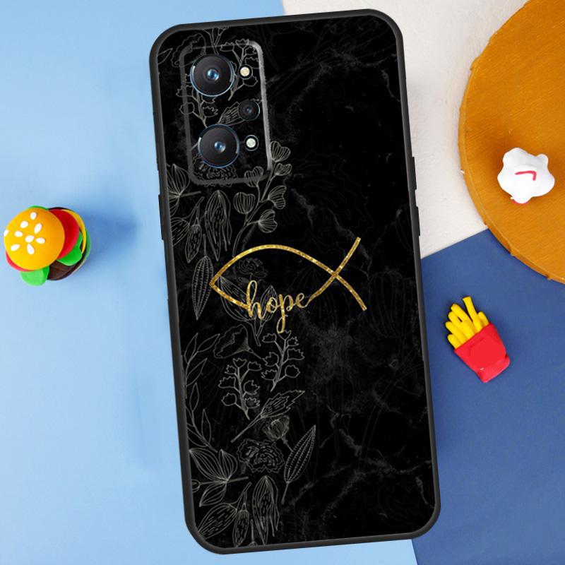 Bible Verse Christian Quote For Realme GT 6 6T 5 GT7 Pro C61 C75 C55 C51 C21Y C25S C67 C53 13 12 10 11 14 Pro Plus Case