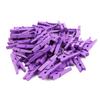 50Pcs Mini Clip Wooden Clothes Pegs Colorful Paper Clips Reliable Practical Clothespin Office DIY Spring Clamp