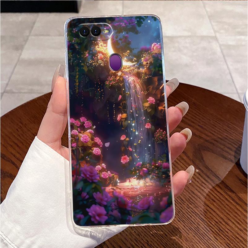 For Oppo A5s AX5s Case CPH1909 Clear Luxury Cute Love Heart Rabbit Funny Soft TPU Casing For Oppo A12 Phone Case CPH2083 CPH2077