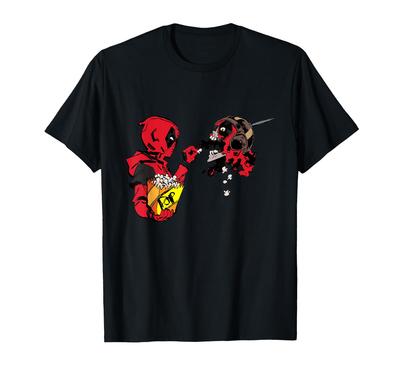 Marvel Studios Deadpool & Wolverine Kidpool Headpool Popcorn T-Shirt