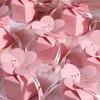 1 Set Candy Box Exquisite Pattern Vibrant Color Hexagonal 3D Visual Effect Reusable Wedding Favor Gift Packaging Candy Box Sweets Container