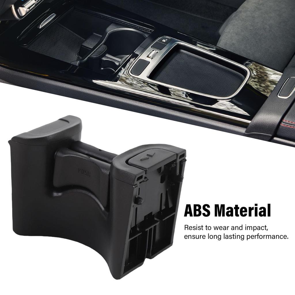 Akozon Cup Holder Insert Divider Impact Proof Stylish Look Center Console Beverage Replacement for W177 W247 B-Class 2018-2023