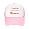 Im Not Crazy Bad Gyal Music Travel Mesh Baseball Caps WoUnisex Spring FeUnisex Beach Sunscreen Hat Snapback Cap