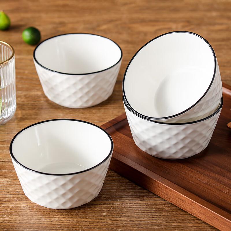 Chinese Underglaze Ceramic Bowl Set