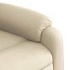 Electric Recliner Chair Cream Fabric