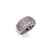 Best-selling Bohemian Ring for Women, Featuring Fire-colored Zircon and Colored Diamonds